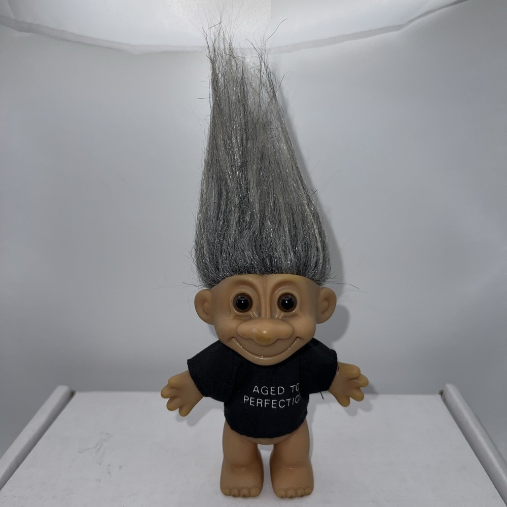 Vintage Russ‎ "AGED TO PERFECTION" Old Elderly Troll Doll